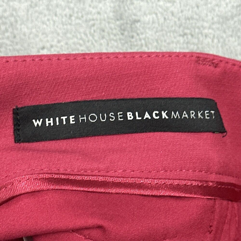 WHBM White House Black Market The Slim Ankle Pants Size 4 Pink Trousers Work - Picture 8 of 13